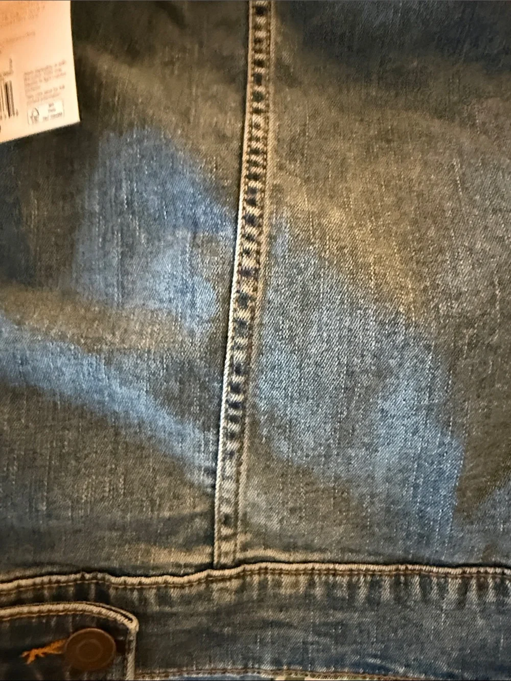 LC Lauren Conrad Medium Blue Denim Jean Jacket - Picture 11 of 15